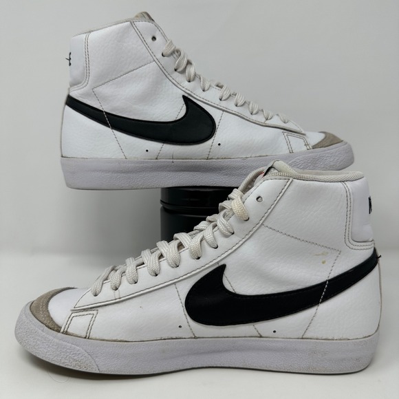 Nike Blazer Mid '77‎ Youth Size 7Y Big Kids Shoes White Black Sneaker DA4086-100 - Picture 2 of 8